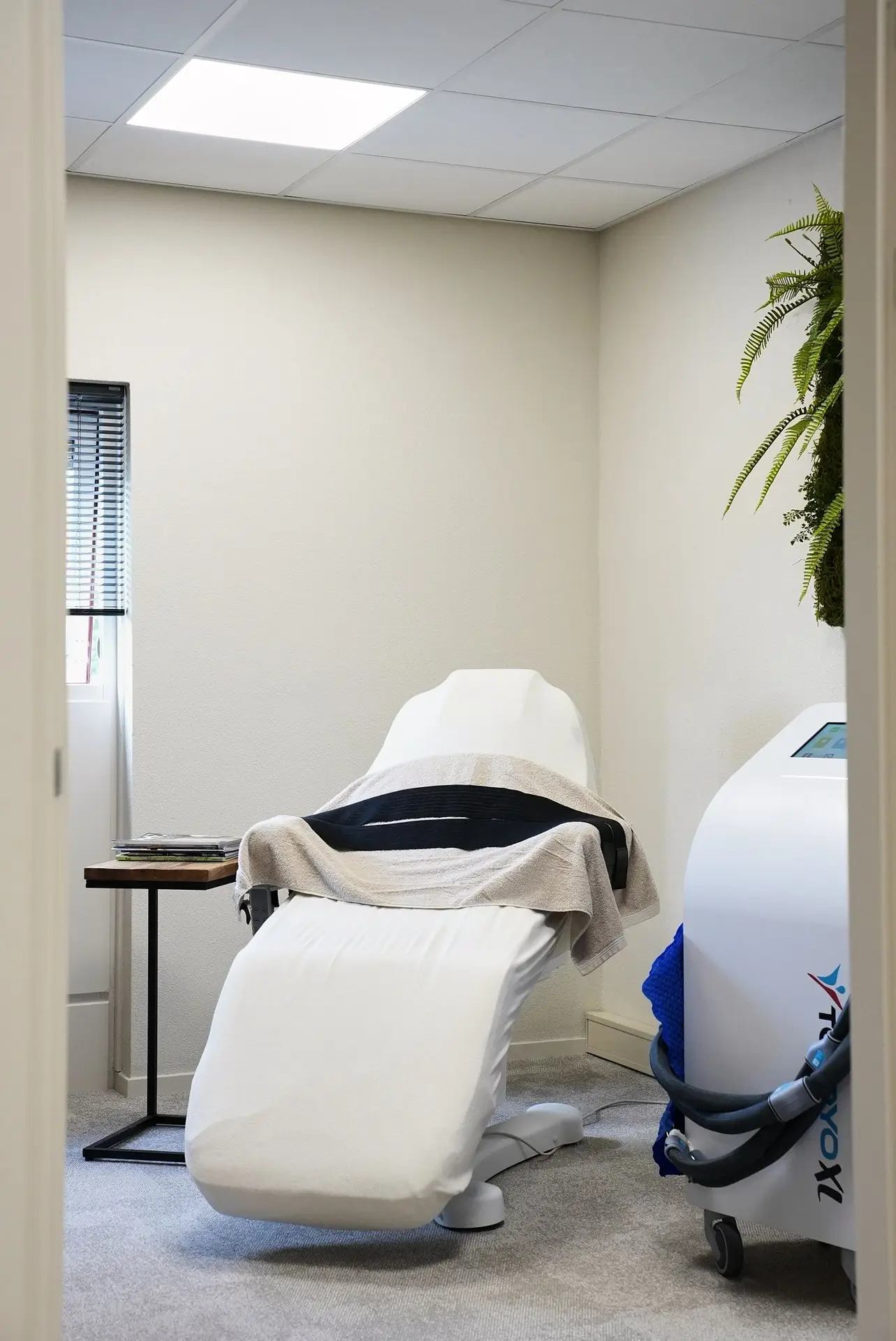Detail van de TC Cryo XL waarmee SYL in Lelystad contrast cryolipolyse uitvoert