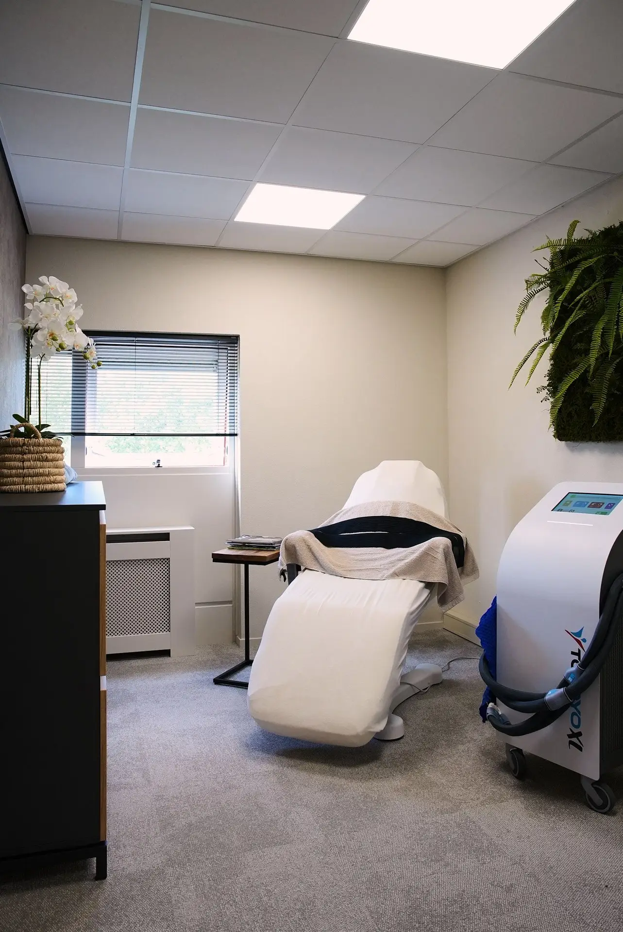 Behandelruimte voor contrast cryolipolyse bij SYL in Lelystad
