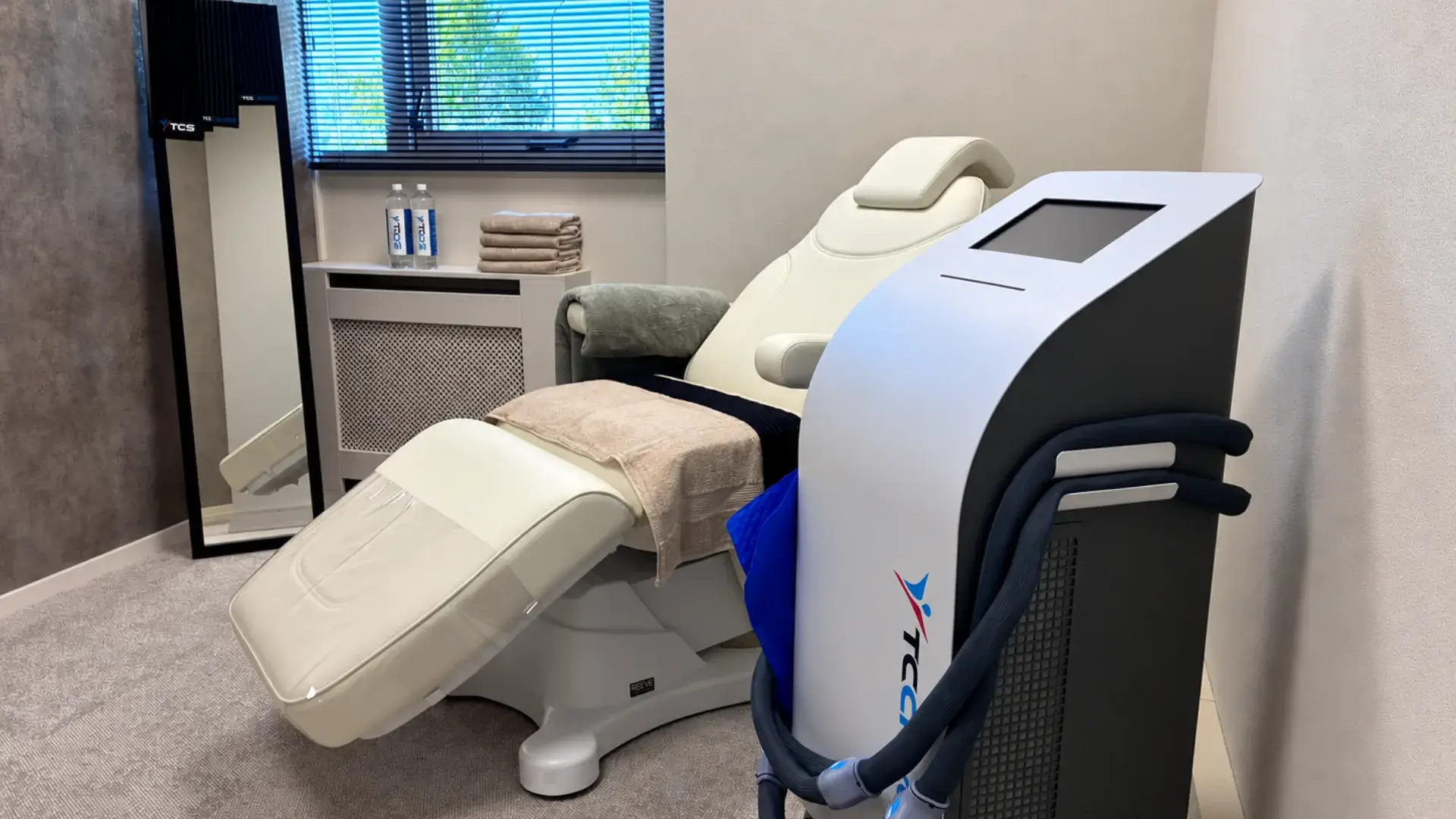 Behandelkamer van SYL in Lelystad met de TC Cryo XL